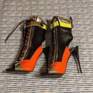 Giuseppe Zanotti Sport Peep Toe Bootie